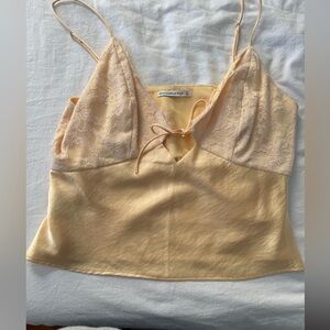 Abercrombie & Fitch Butter Yellow Cami
